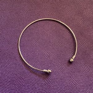 Silver arm cuff